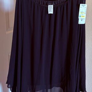 S. Levine XL Black Skirt
